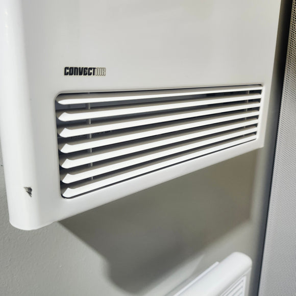 Convectair Wall-Mounted Bathroom Fan Heater - Timer Boost Electric 240V Heater White Floormodel Clearance As Is i15