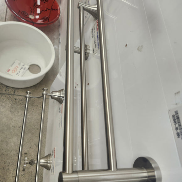 Vida 927 Series 18 Inch Double Towel Bar Bathroom Accessory Floormodel Clearance As Is