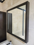 49" Vanico E129 Desk Vanity & Countertop Combo with Mirror and Linen (as is) l11-10