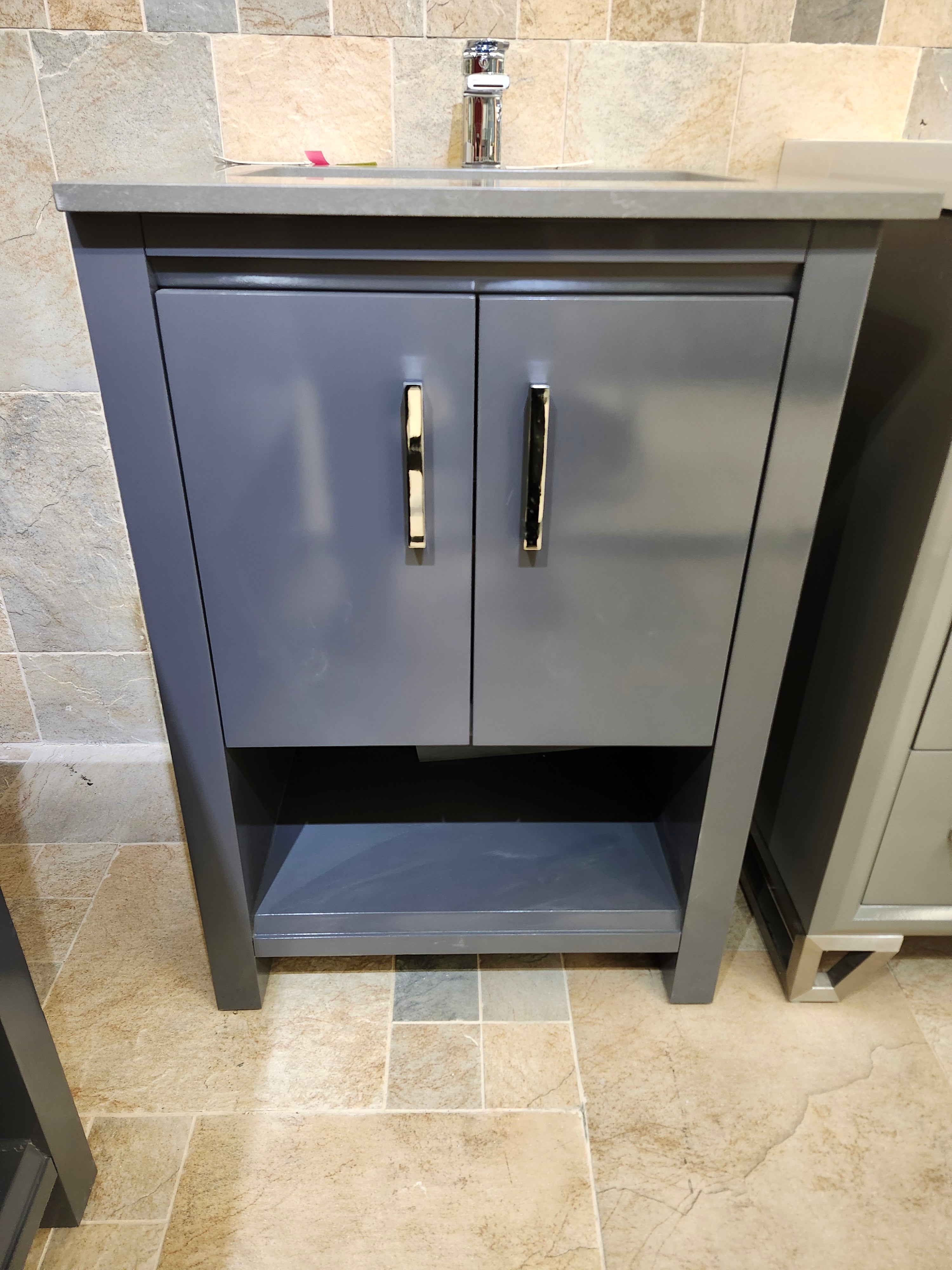 24" Fairmont Design Vanity & Countertop combo (as is)