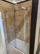Maax Shower door and Vida Shower Base combo (as is)-1