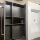 Aura Grand River 30 x 22 Floormount Vanity with Countertop Sink Top Combo Floormodel Clearance as is J11-7