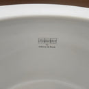Franke Luna 18 Inch Round Undermount Kitchen Sink 1 Bowl Fireclay White LBK110 Floormodel as is-5