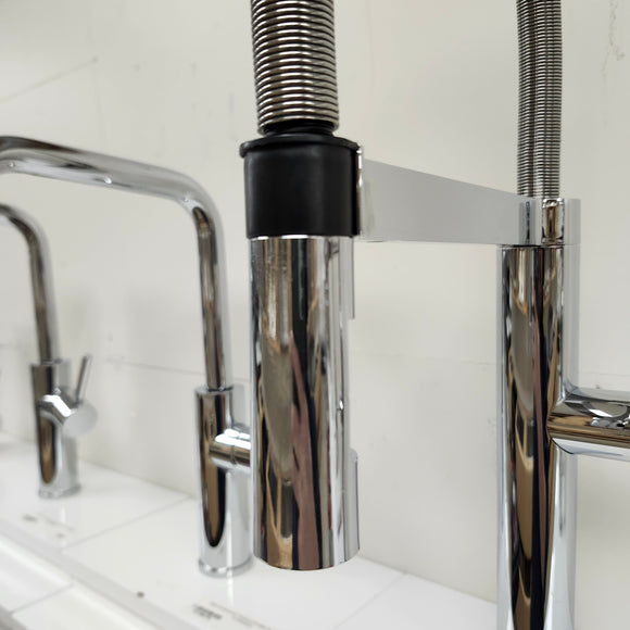 Blanco G-Neck Kitchen Sink Faucet Floor Model Missing the Handle Sold As is Floormodel Clearance