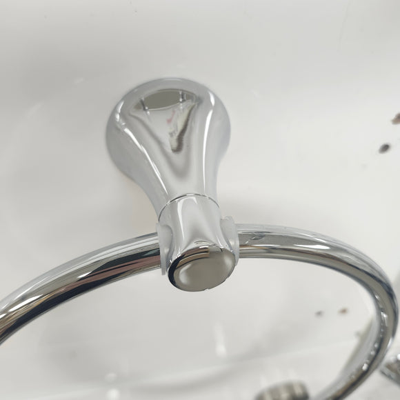 Vida Robe Hook Round Bathroom Accessory Floormodel Clearance As Is