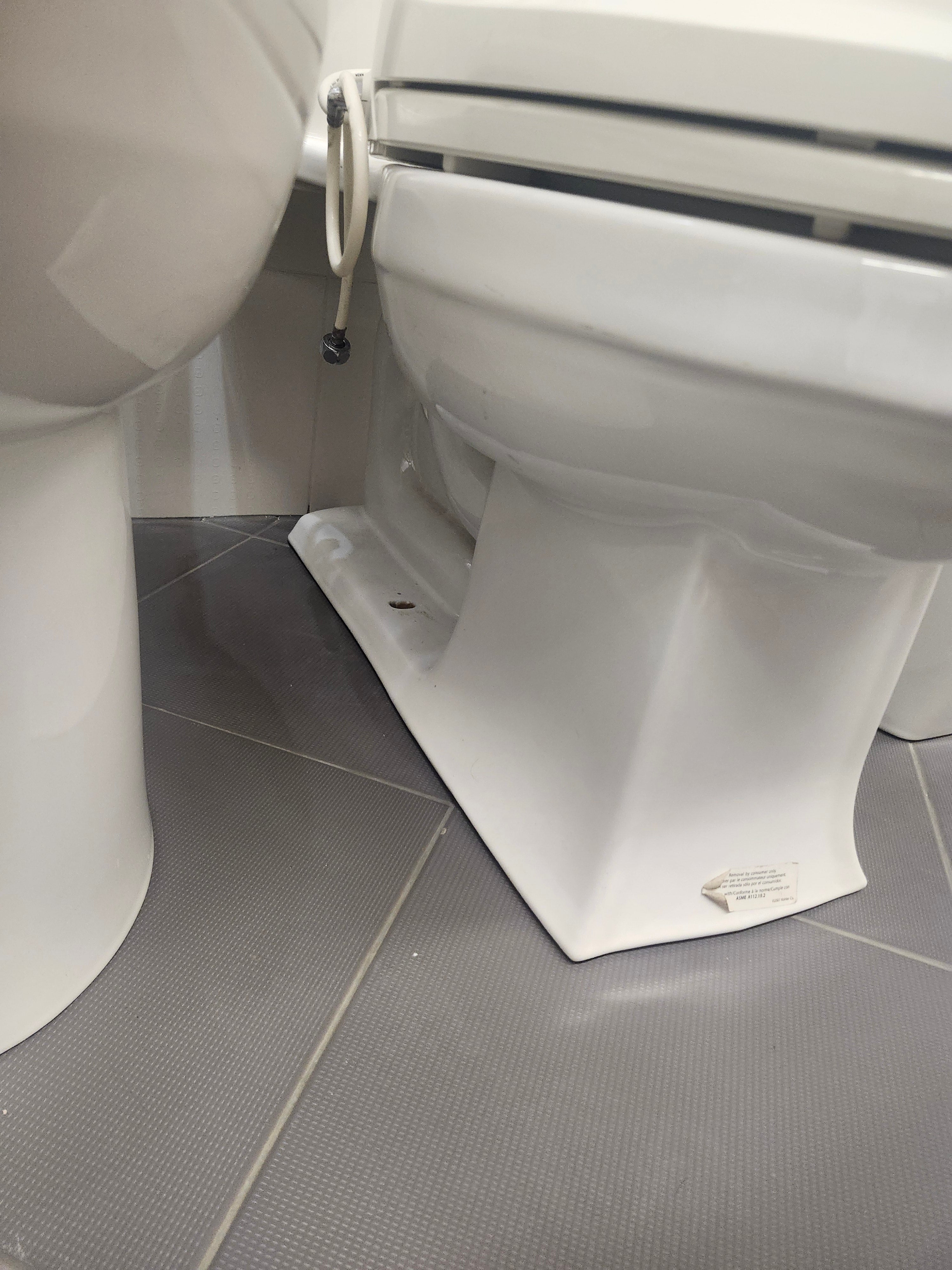 Kohler 1pc Toilet with Bidet Seat Combo (as is)
