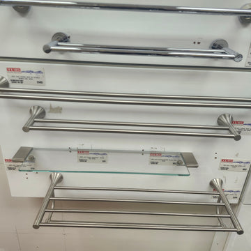 Vida 928 Series 24 Inch Double Towel Bar Bathroom Accessory Floormodel As Is
