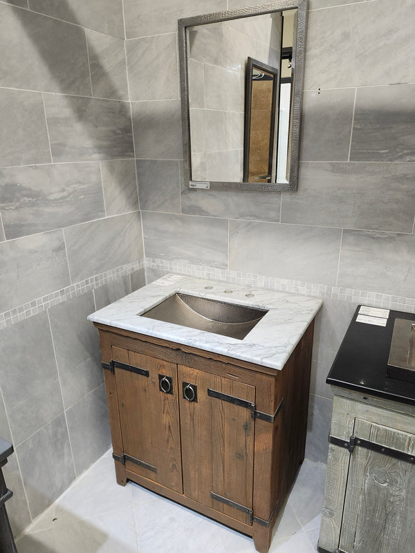 30" Native Vanity & Countertop Combo with Mirror (as is)