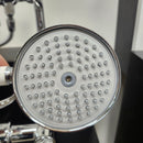 Hansgrohe Axor Series Tub Filler Faucet Montreux Cross Handles Chrome Floormodel Clearance as is Includes Hand Held Shower Head-11