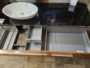 72" Vanico Loft Desk Vanity Combo (as is) l7-4