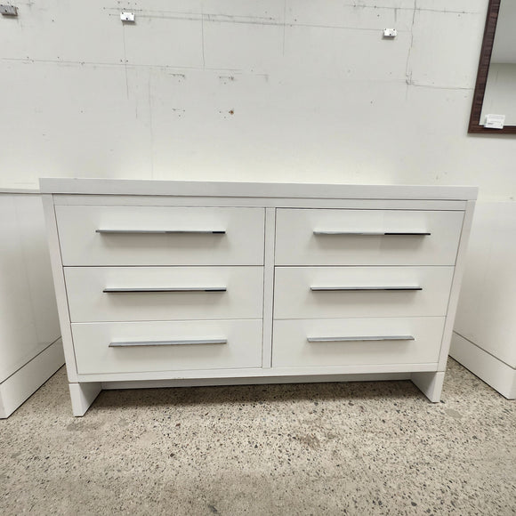 Vida 60 Inch Bathroom Vanity and Urban Sink Top Floormodel Clearance sold as is (212)