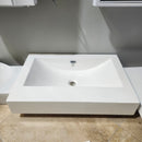 25 x 17 Square Vanity Countertop Sink Floormodel as is i15-1