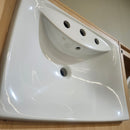 Kohler Escale 24 x 17 Drop In 8cc 3 Hole Bathroom Vanity Sink Floormodel As Is M10-3