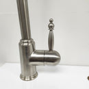 Brushed Nickel Kitchen GNeck Faucet with extending faucet head Floormodel Clearance as is-4