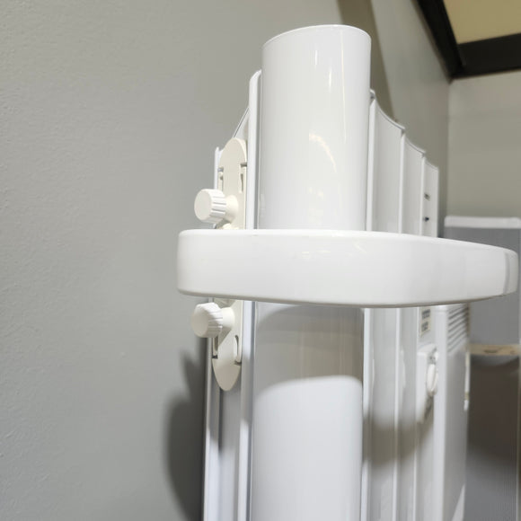 Convectair Wall-mounted electric towel warmer & heater combo floormodel as is i15