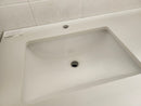 61" Madison Navy Vanity and Double Countertop Combo (as is) i11-4