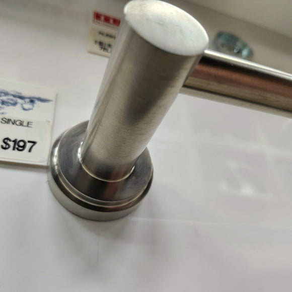 Rubinet Lasale Satin Nickel 24 Inch Towel Bar Floormodel Sold As Is
