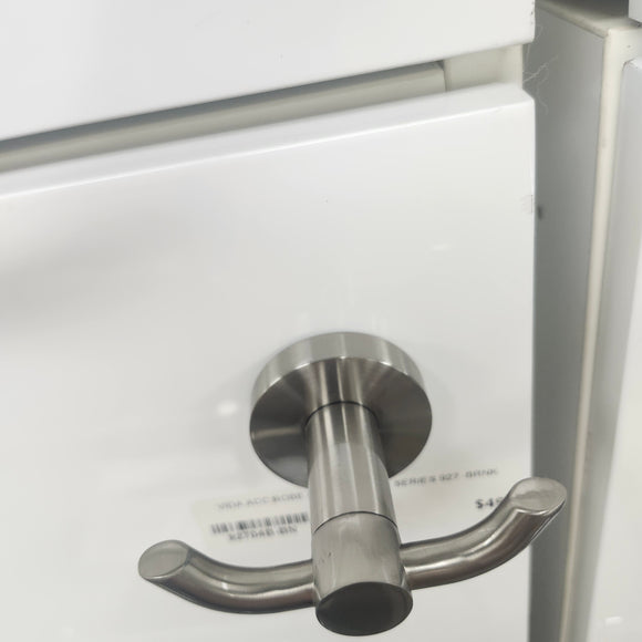 Vida 927 Series Double Robe Hook Bathroom Accessory Floormodel Clearance As Is