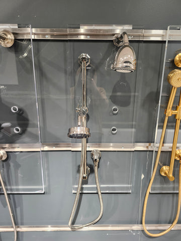 Perrin & Rowe Chrome Shower Accessories Floormodel As is Rough-in and Trim not included