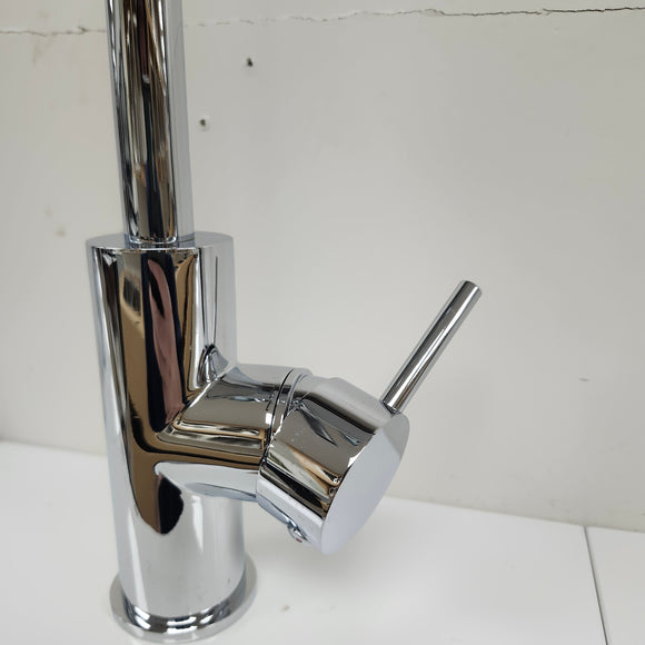 Single Hole Bathroom Faucet with Lever Handle Floormodel As Is