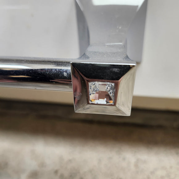Rubinet Ice 24 Inch Towel Bar Floormodel Sold As Is Chrome Floormodel Clearance As is