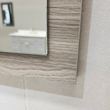 Aura Vanity Mirror Vero Shadow Finish 32 x 26 Floormodel Clearance Sold as is G8 - 0