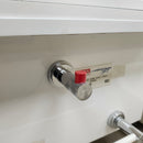 Rubinet Lasale Robe Hook Floormodel Sold As Is Chrome Floormodel Clearance As is Red/Chrome-1