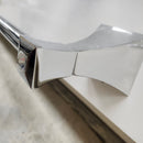 Rubinet Ice 24 Inch Towel Bar Floormodel Sold As Is Chrome Floormodel Clearance As is-3