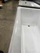 Aura Alcove Tub with Skirt Floormodel Clearance with Skirt Left Hand Drin As is 60 x 32 forma-5