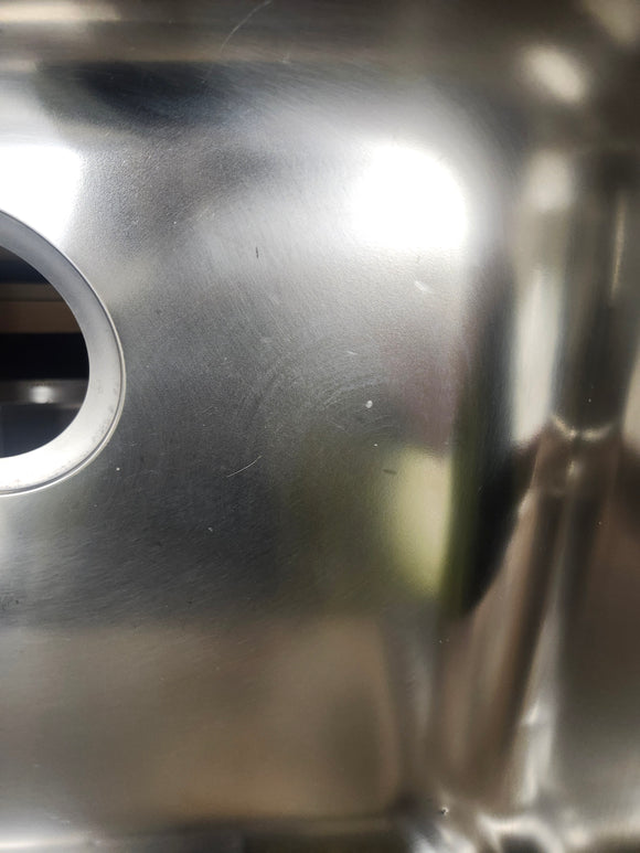 Blanco Supreme 512729 36 Inch Undermount Super Supreme 1 & 3/4 Bowl Stainless Steel Sink Floormodel Clearance as is