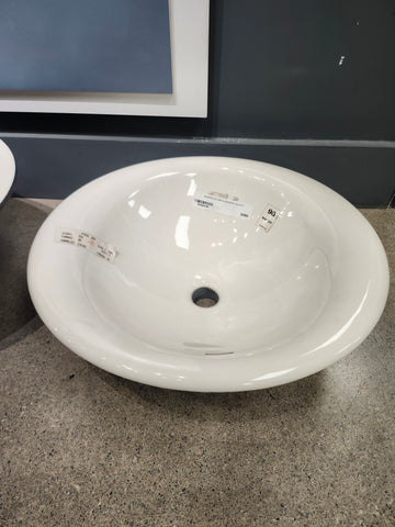 Kohler Bathroom Lavatory 18 x 14 Serif Biscuit Floormodel Clearance As Is
