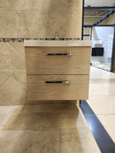 24 Duo Champage Melamine Biscuit as is with countertop l12-7