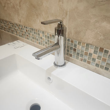 Unity Blue Single Hole Bathroom Vanity Faucet Floormodel Clearance As Is