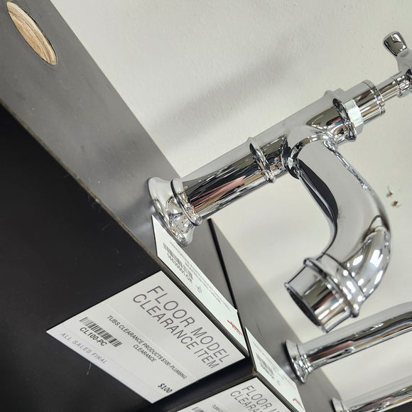 Hansgrohe Axor Series Single 1 Hole Single Pantry Faucet Montreux Cross Handle Chrome Floormodel Clearance as is