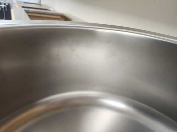 Blanco Rondo 18" Round Overmount Drop in Stainless Steel Bar Sink Floormodel Clearance as is
