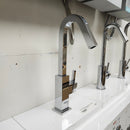 Single Hole Bathroom Faucet with Lever Handle Floormodel As Is-2