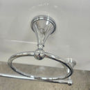 Towel Ring Bathroom Accessory Chrome Floormodel Clearance As Is-3