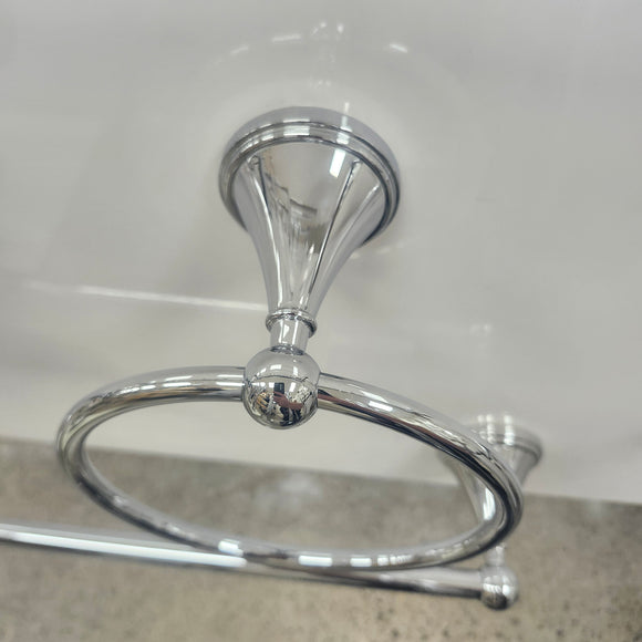 Towel Ring Bathroom Accessory Chrome Floormodel Clearance As Is