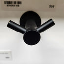 Unity 939 Series Robe Hook Bathroom Accessory Black Finish Floormodel Clearance As Is-3