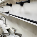 Unity 939 Series 24 Inch Towel Bar Bathroom Accessory Black Finish Floormodel Clearance As Is-6