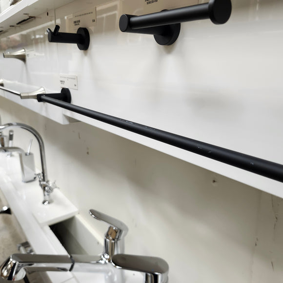 Unity 939 Series 24 Inch Towel Bar Bathroom Accessory Black Finish Floormodel Clearance As Is