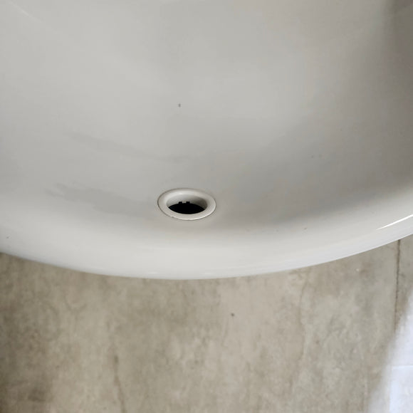 Kohler 19 x 16 Drop in 8cc 3 Hole White Ellington Bathroom Sink  K2906 Floormodel Clearance As is m10