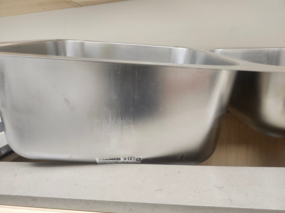 Blanco Supreme 512729 36 Inch Undermount Super Supreme 1 & 3/4 Bowl Stainless Steel Sink Floormodel Clearance as is