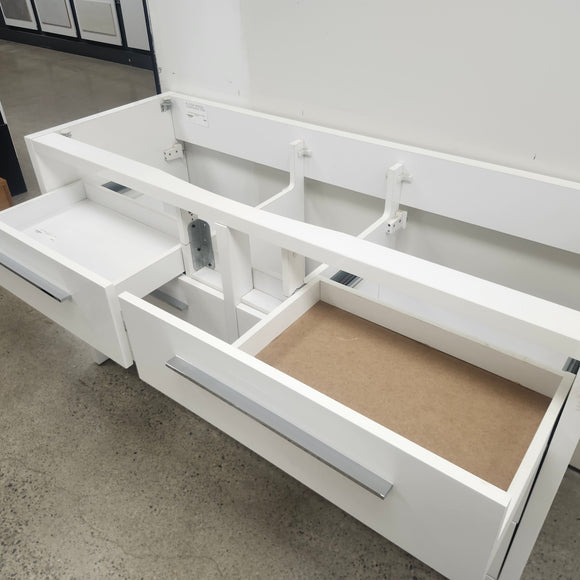 Vida 60 Inch Floormount Bathroom Vanity no countertop sold as is Floormodel Clearance (212)