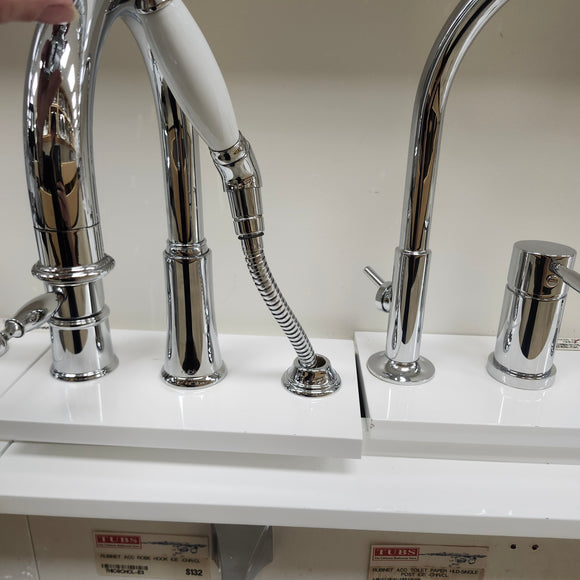 Rubi 3pc Roman Deck Tub Filler Floormodel Clearance as is