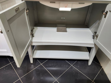 36" Fairmont Americana & Countertop Combo with Mirror (as is) k13 - 0