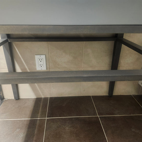 Aura Grand River 30 x 22 Floormount Vanity with Countertop Sink Top Combo Floormodel Clearance as is J11