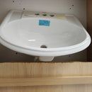 Kohler 19 x 17 Bathroom Sink Devonshire 8CC 3 Hole Predrilled Vanity Sink K2279-4 Floormodel Clearance As Is m10-5