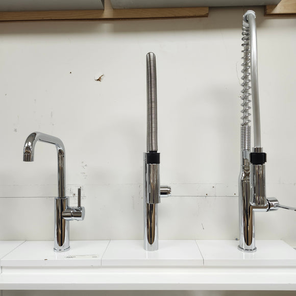 Blanco G-Neck Kitchen Sink Faucet Floor Model Missing the Handle Sold As is Floormodel Clearance