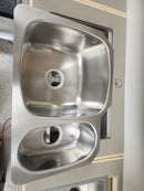 Franke Kindred Collection Undermount Kitchen Sink 24 1/4 x 19 1/4 2 bowl stainless steel floormodel clearance-1